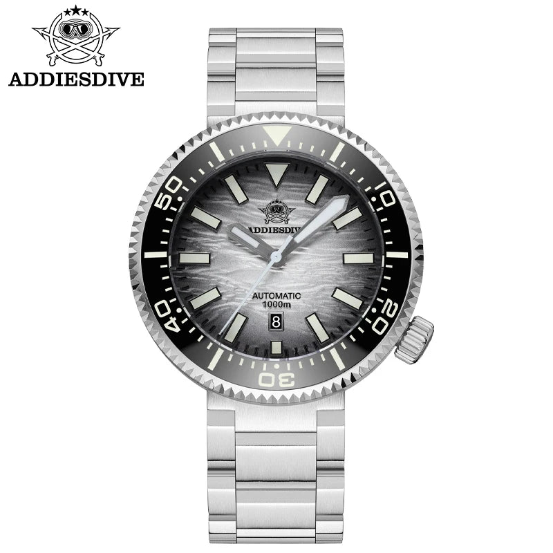 ADDIESDIVE new men's watch sapphire gradient dial BGW9 luminous Japanese 8215 mechanical watch 1000m waterproof watch AD2545