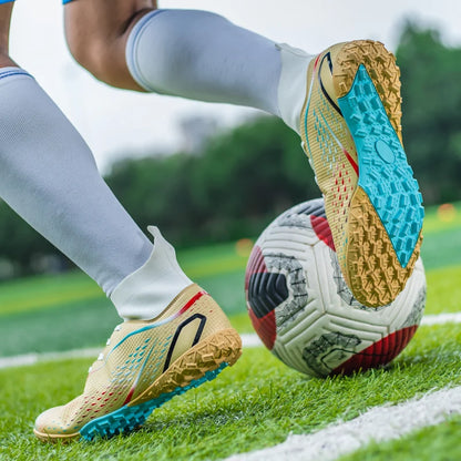 Men Football Boots Professional Turf Futsal Match Grass Unisex Outdoor Training Soccer Shoes Soccer Cleats Non-slip Breathable