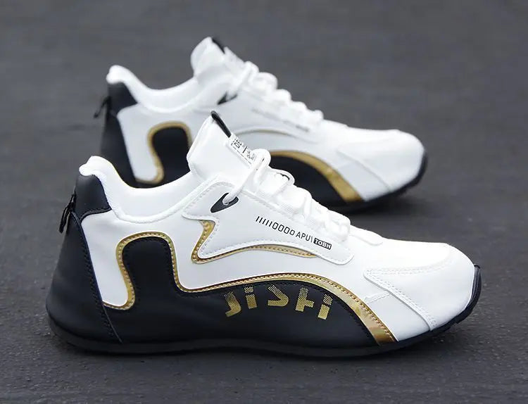 Chaussures en cuir respirantes pour hommes, baskets décontractées de voyage imperméables, chaussures de couleur unie, chimanti ald, automne, nouveau