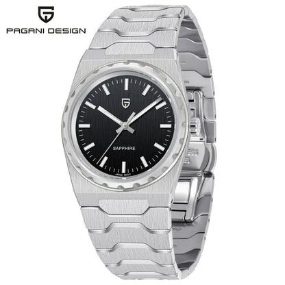 PAGANI DESIGN 2026 New Thin 7mm Fashion Men's Quartz Watch 10Bar Waterproof Stainless Steel Sapphire C3 Upgrade V2 reloj hombre