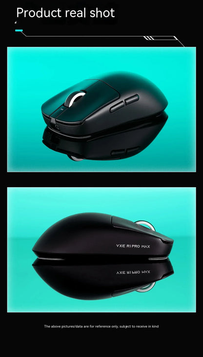 Ratón inalámbrico gaming VXE Dragonfly R1 Pro con sensor Paw3395, Nordic 52840, 2khz, Smart Speed X, baja latencia, para oficina y PC