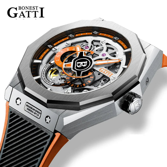 Reloj Citizen de movimiento mecánico automático para hombre, de acero inoxidable. Forma de la caja: redonda.