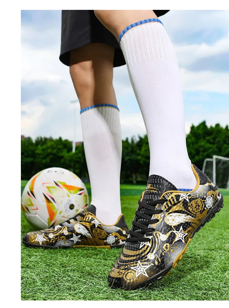 Nouvelles chaussures de football pour hommes et garçons, chaussures de football originales TF/AG, chaussures de football professionnelles pour terrain intérieur, crampons de football, baskets antidérapantes.