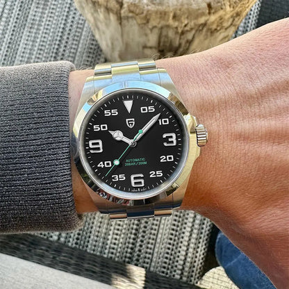 PAGANI DESIGN Orologio da uomo Top Brand 20bar impermeabile, orologio meccanico classico di lusso con vetro zaffiro, orologio automatico da polso da uomo