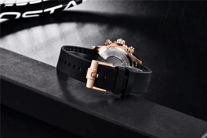Nuovo originale PAGANI DESIGN PD-1664 orologio da uomo di lusso, movimento al quarzo giapponese VK63, zaffiro, impermeabile, cronografo, oro