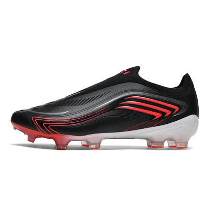 Chaussures de football pour hommes de haute qualité, sans lacets, à enfiler, crampons de football antidérapants pour terrain synthétique TF/FG, chaussures d'entraînement, Chuteira Campo F50