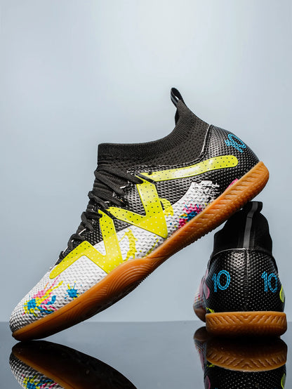 Zapatillas de fútbol para hombre, tacos de alto rendimiento, calzado profesional de fútbol sala, botas rápidas para campo de fútbol, zapatillas originales de entrenamiento para niño