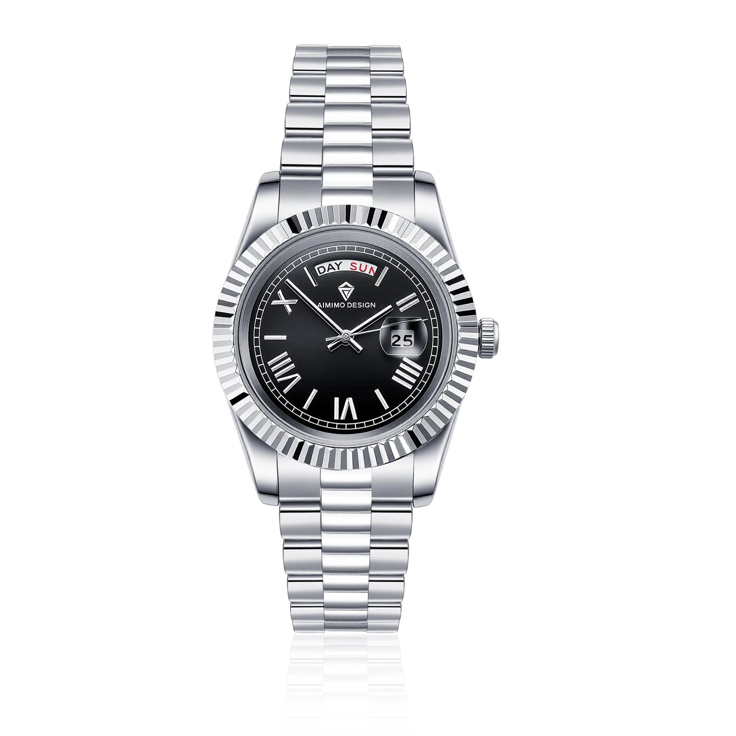 Sapphire Crystal Men's Watch Beat Quartz Movement Waterproof Swimming Vintage Luxury Business Sport 2025 Watch Relogio Masculino