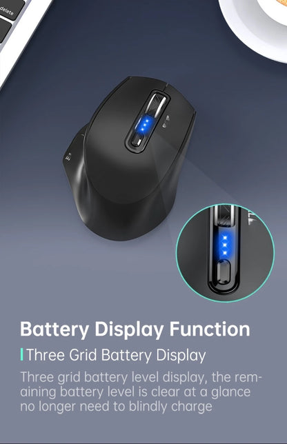 Ratón USB con cable, retroiluminación RGB, silencioso, ergonómico y DPI ajustable para ordenador de sobremesa, portátil, PC, oficina, gaming, hogar y uso diario en el trabajo