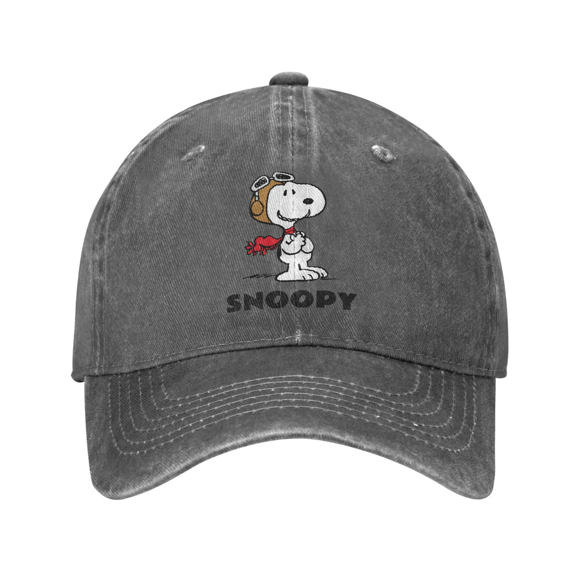 Sleeping Snoopy Baseball Caps Casual Distressed Washed  Snapback Cap Unisex Style Outdoor Summer Adjustable Caps Hat