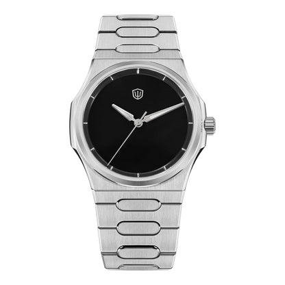 Watchdives WD0016 Super Black Men's Watch Ultra Light-Absorbing Dial VH31/VH60 Sweep Second Quartz Movement Stainless Steel Watch