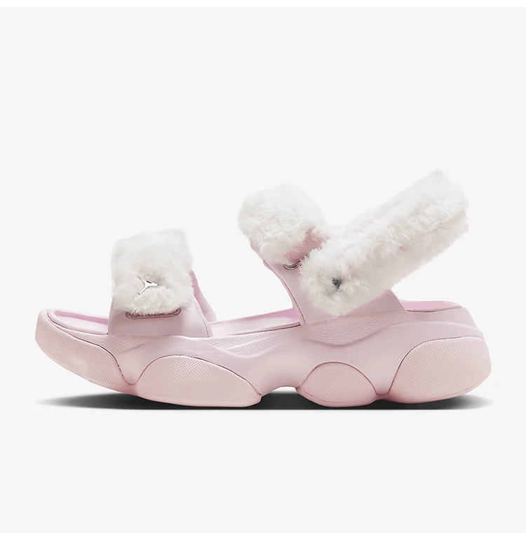 Sandalias casual Nike Jordan auténticas para mujer, modernas, de suela gruesa y resistentes al desgaste HM3707-606