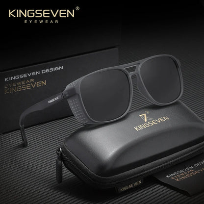 Lunettes de soleil polarisées de la marque KINGSEVEN, design classique, protection UV400, pour hommes et femmes, lunettes de sport et de plein air