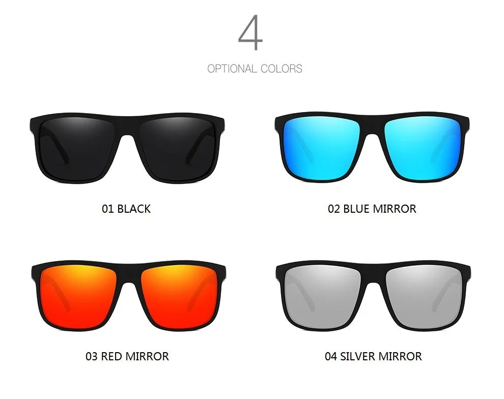 Fashion Vintage Square Unisex Sunglasses Men Women Luxury Brand Designer Men's Sun Glasses Driving Fishing Eyewear Man