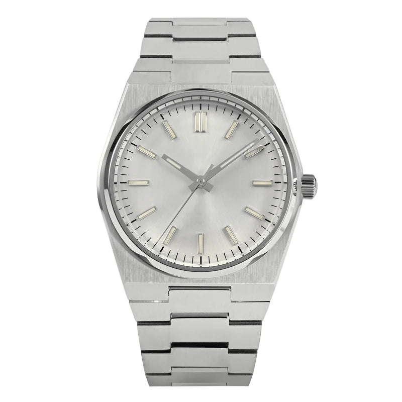 San Martin Reloj clásico para hombre 40mm Miyota 9015 reloj de vestir de lujo automático mecánico con pulsera de liberación rápida SN0023