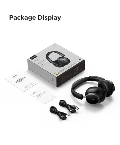 Auriculares inalámbricos UGREEN Studio Pro con ANC de 48dB – Auriculares circumaurales Bluetooth 6.0 Hi-Res LDAC con 120H de autonomía