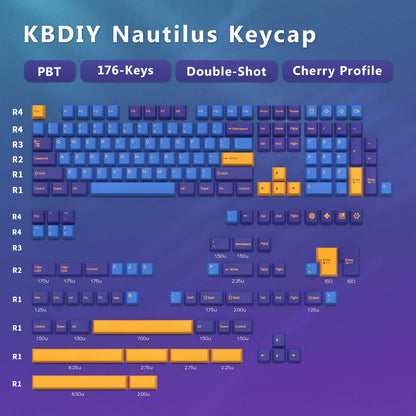 KBDiy GMK MarrsGreen Keycap tasti profilo Cherry Double Shot PBT ISO per kit tastiera meccanica gamer DIY Gaming Point KeyCap