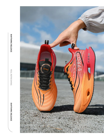 Running Shoes Carbon Board Speciality Marathon Men Sports Breathable Lightweight Women's Comfortable Athletic Nonskid Sneakers