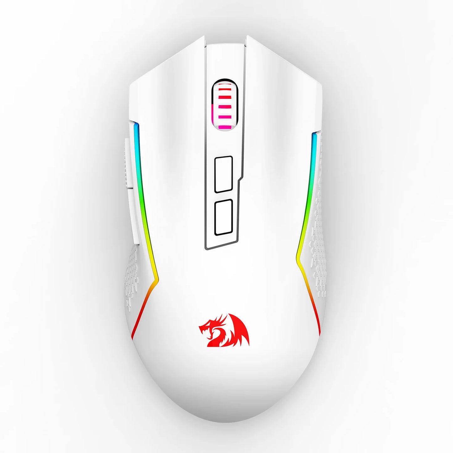 Mouse gaming Redragon M693 wireless/wired BT e Bluetooth 2.4G 8000 DPI, connessione a 3 modalità, retroilluminazione RGB per PC/Mac/laptop