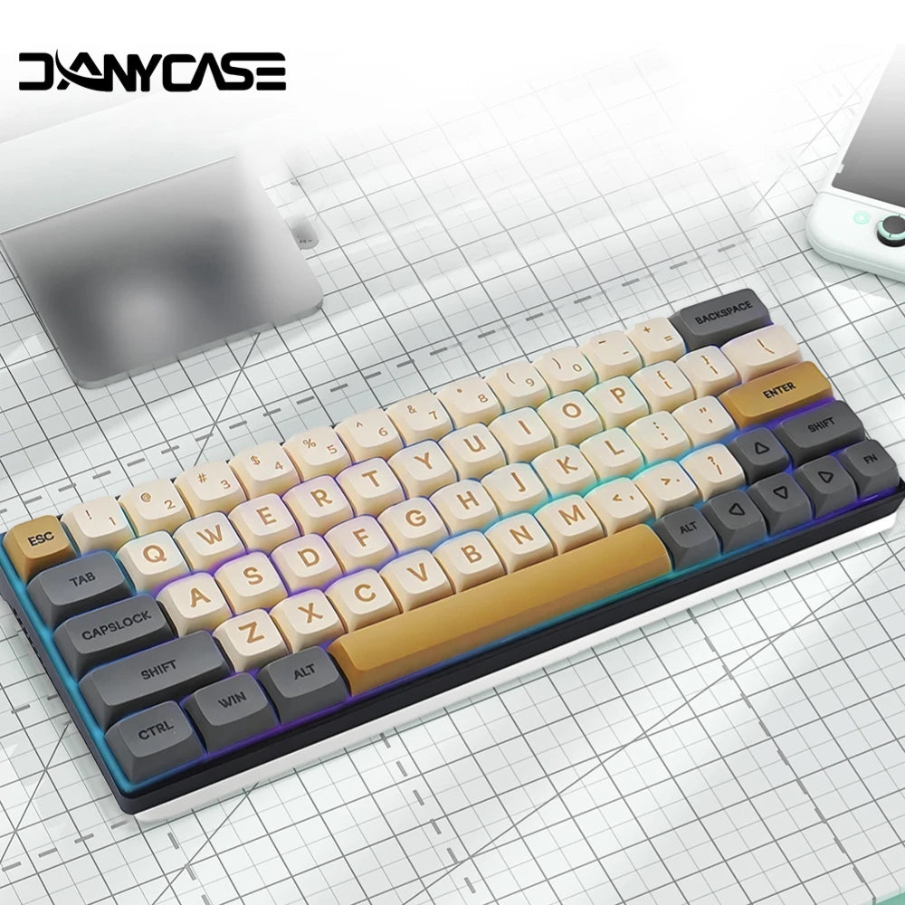 Juego de 125 teclas XDA PBT Matcha Green para teclado mecánico de 61/64/68/75/87/98/104/108 teclas compatible con Cherry/Gateron/Otemu/Kailh