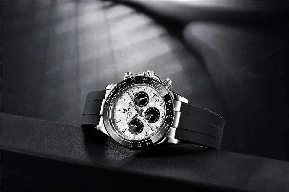 Nuovo originale PAGANI DESIGN PD-1664 orologio da uomo di lusso, movimento al quarzo giapponese VK63, zaffiro, impermeabile, cronografo, oro