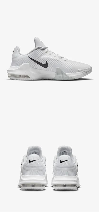Zapatillas de baloncesto acolchadas para hombre Nike Official Genuine Air Max Impact 4 DM1124-100