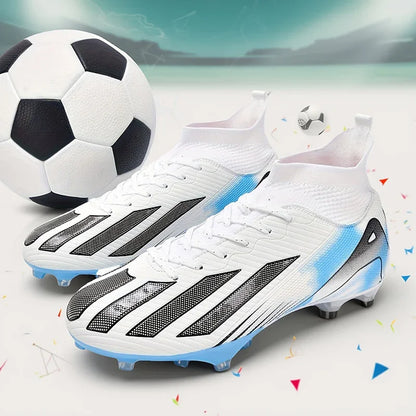 New Men Football Boots Cleats Boys Ultralight Sport Soccer Shoes Adult Professional Non-Slip Comfortable Training Match Grass