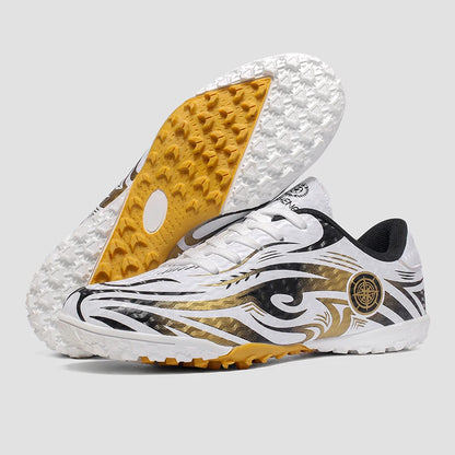 Scarpe da calcio da uomo, comode e traspiranti, per ragazzi, leggere e antiscivolo, scarpe da allenamento per erba, turf e sport all’aperto
