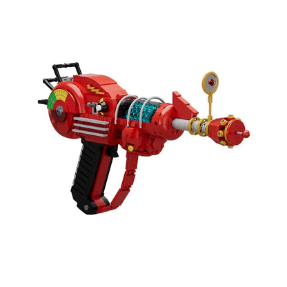 Gobricks MOC Call of Duty Ray Gun Bricks Model Shooting Game Red Laser Gun Weapons Building Blocks DIY Assembly Toys Kids Gifts