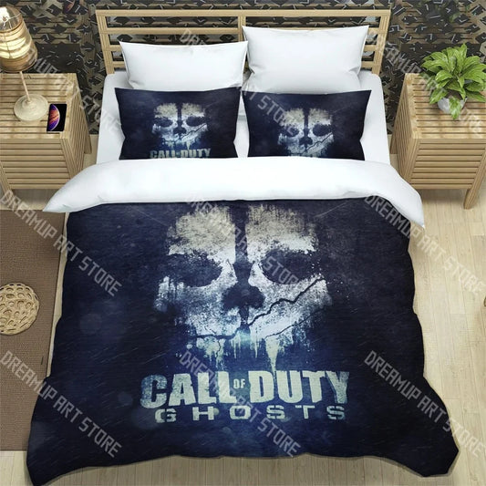 3D Print Call of Duty Game COD Bedding Set Twin Queen King Full Size Duvet Cover Pillowcase Bed boys girls Adult Home Textiles