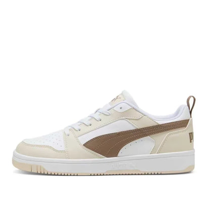 Puma Rebound V6 : baskets basses haut de gamme, élégantes, polyvalentes, amortissantes, légères, pour hommes et femmes – noir 392328-01
