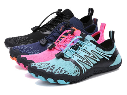 EOCENE men and women barefoot outdoor sports aqua shoes, quick-dry beach swimming fitness wading hiking cycling water sneakers