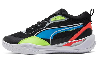 Baskets Puma Playmaker Pro Jet Black Lime Squeeze 377572-04