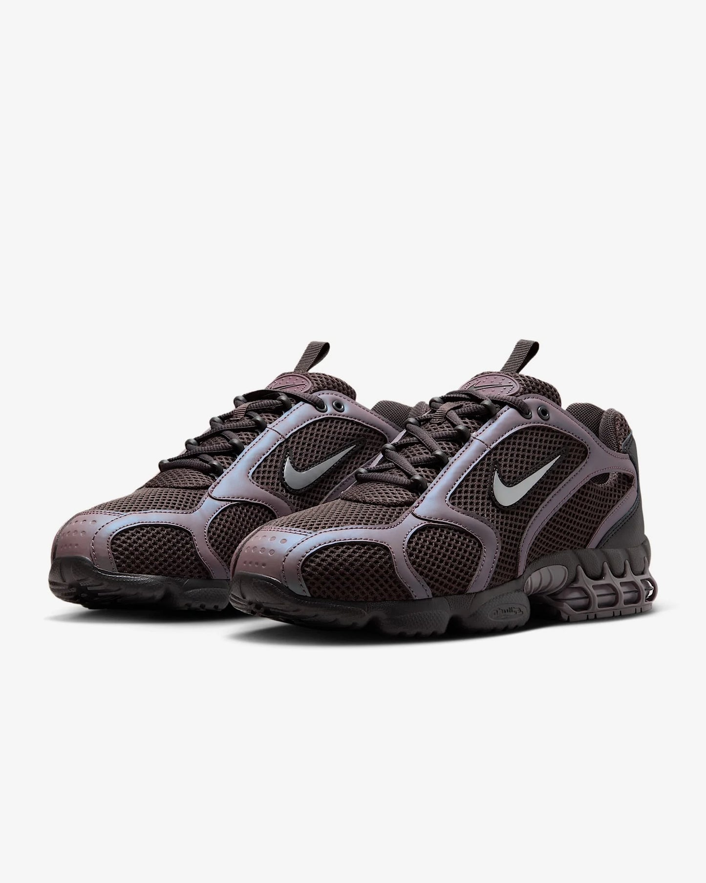 Nike Air Zoom Spiridon Cage 2 Zapatillas casual unisex de caña baja, resistentes, grises y rojas, calzado lifestyle deportivo CJ1288-600