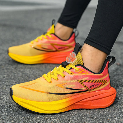 Unisex Sports Shoes Soft Flat Bottomed Shock-absorbing Light Outdoor Fitness Shoes Summer Versatile Daily Training Sports Shoes
