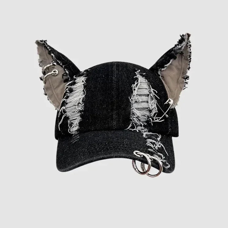 2025  Hip Hop Baseball Cap - Trendy Graffiti Jeans Style Cowboy Hat for Women/Men, Party & Team Unisex Fashion Accessory