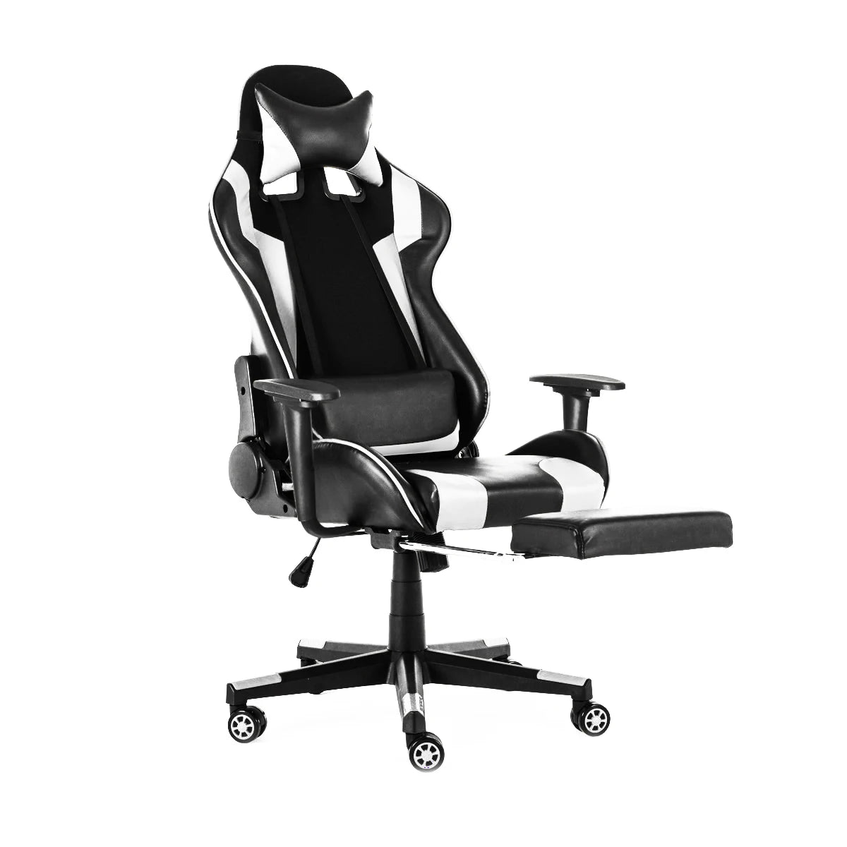 Chaise de bureau en cuir Joylive, chaise de jeu WCG, chaise ergonomique pour ordinateur, pivotante, inclinable, pour salle de jeu