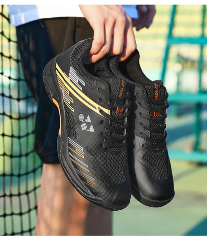 Professionelle Badminton-Schuhe, Sneaker, atmungsaktive, rutschfeste Tennis- und Sportschuhe für Herren und Damen, Trainingssneaker