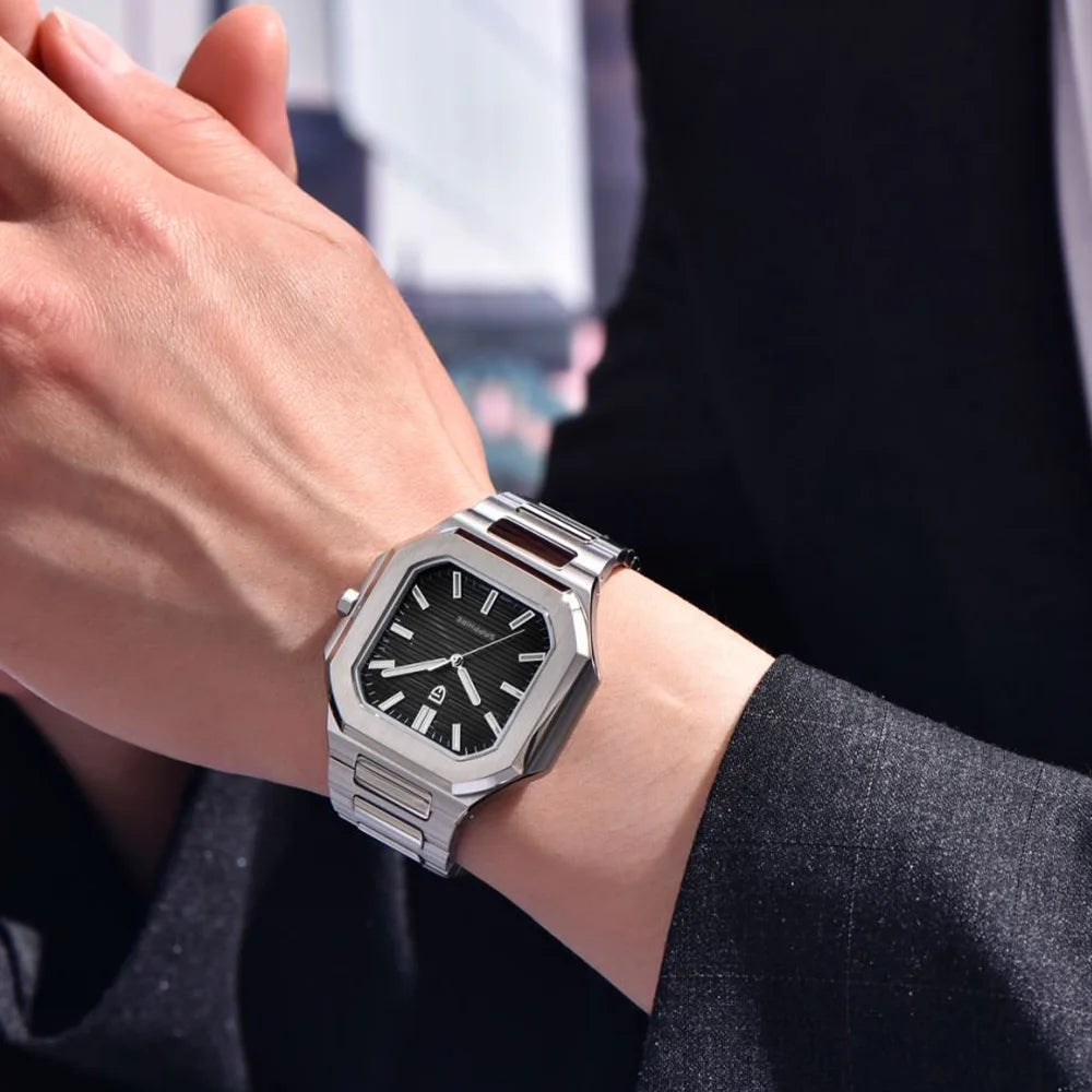 PAGANI DESIGN New V2 Men's Square Quartz Watch Top Luxury Brand Sports Waterproof Sapphire Stainless Steel Quartz Watch