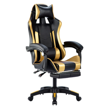 Sedie gaming racing girevoli da fabbrica per gamer con poggiapiedi