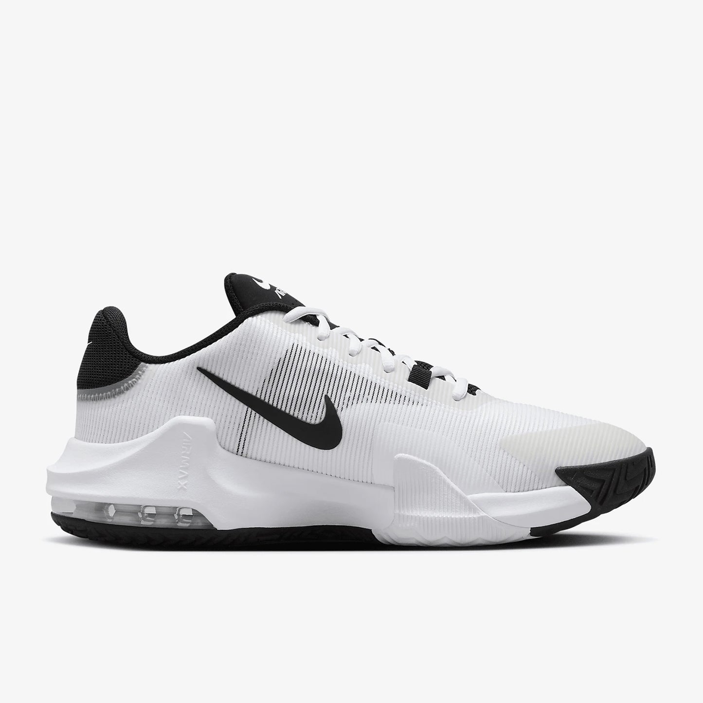 Zapatillas de baloncesto para hombre Nike Genuine Impact 4, prácticas, con amortiguación de cámara de aire, DM1124-103
