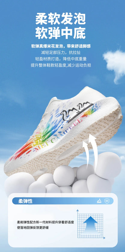 Scarpe da running 2026 con nuovo motivo Eagle, piastra in carbonio, scarpe sportive da maratona ultraleggere, traspiranti e ammortizzate per allenamento di corsa
