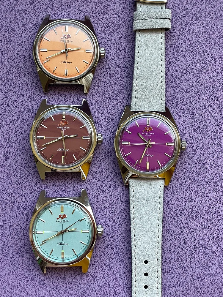 Merkur Watch White Dial Watch Metal Vintage Business Watches Hand Wind Mechanical Watch for Men 36mm