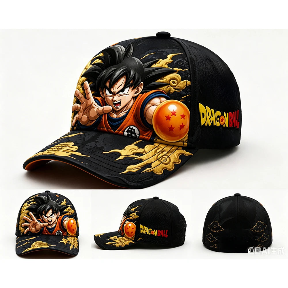 Boné de basebol Dragon Ball neutro novo de verão, desportivo, para exterior, proteção solar, lazer e viagem, presente para entusiastas de anime