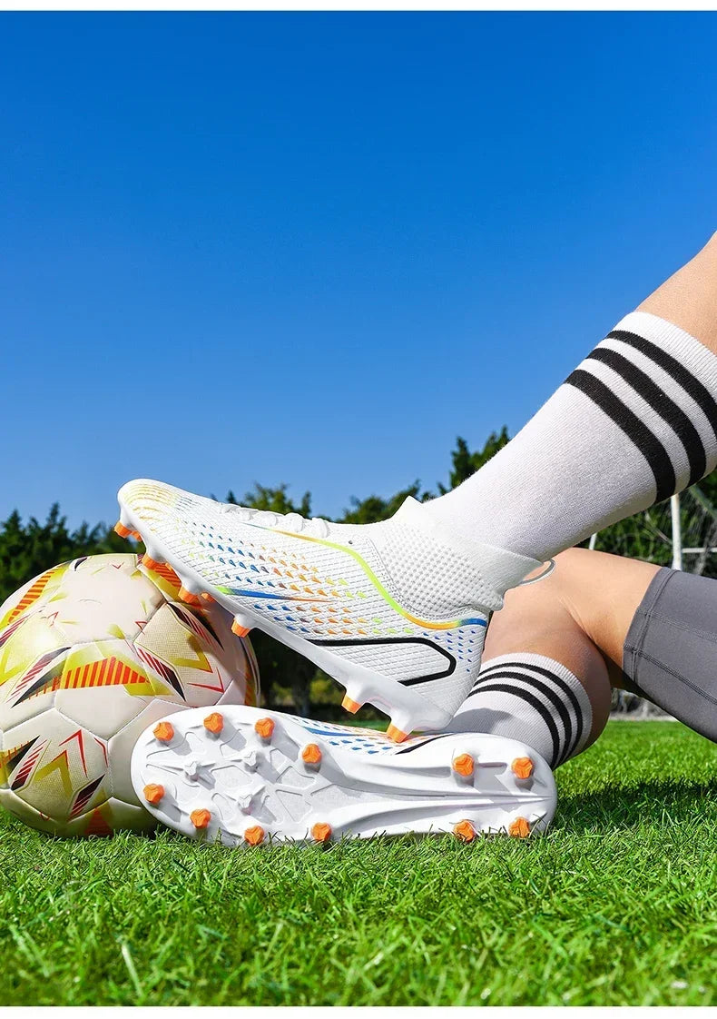 Men's Football Field Boots Ultralight Turf Indoor Society Training Soccer Shoes Cleats for Kids Sneakers TF/FG Football Shoes