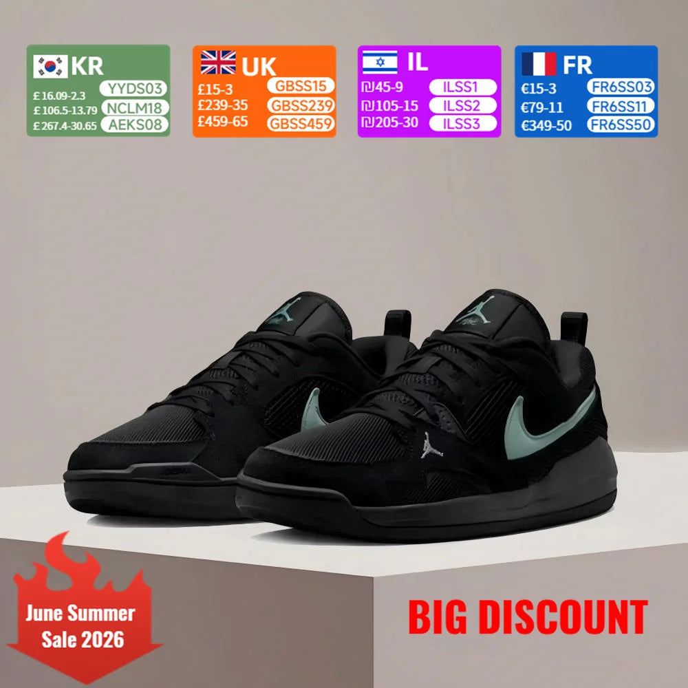 Ανδρικά παπούτσια Nike Air Jordan CMFT Era χαμηλού ύψους, αντιολισθητικά και ανθεκτικά - Μαύρα κομψά, ευέλικτα παπούτσια καθημερινής χρήσης HJ6777-002