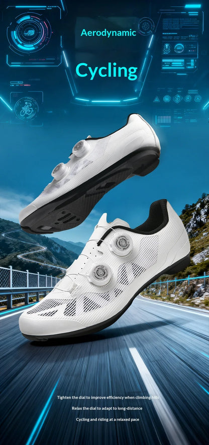 Zapatillas de ciclismo ultraligeras de carretera y montaña para hombre, MTB profesionales, zapatillas de ciclismo SPD con cierre automático, zapatillas de ciclismo de carretera para mujer