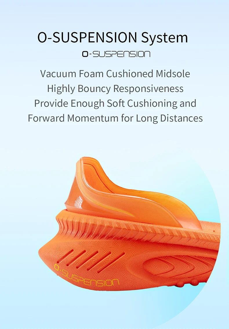 ONEMIX New Cushioning Running Shoes For Men Suitable for Heavy Runners Lace-Up Sports Women Non-slip Outdoor Athletic Male Sneakers