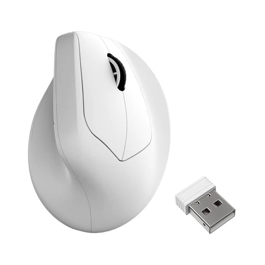 Keychron M5 bezdrôtová ergonomická optická myš, frekvencia odozvy 8K, 2.4GHz a Bluetooth, Type-C, snímač 3950