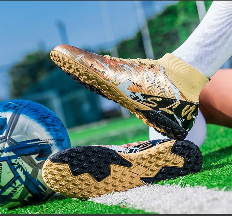 Tamanho 34-46 - Chuteiras de futebol para homem FG/TF, futsal, profissionais, unissexo, infantis, de treino, para exterior, para rapazes, ténis de futebol